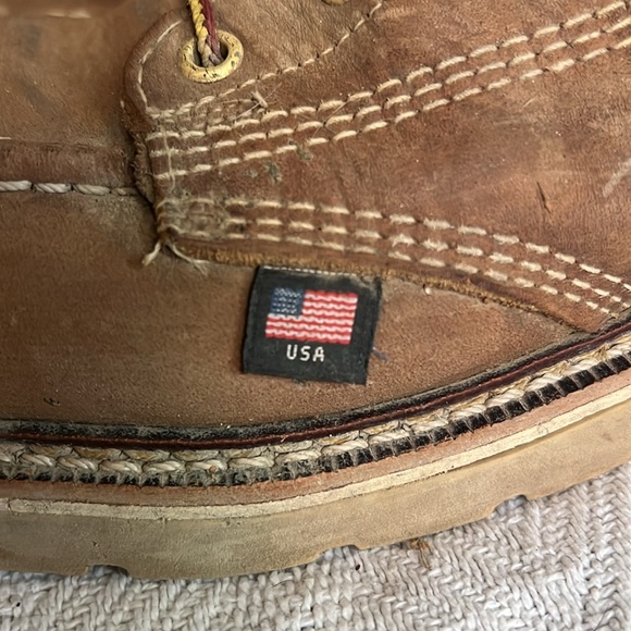 THOROGOOD MEN'S STEEL TOE LACE UP WORK BOOTS size 9 - Picture 10 of 11